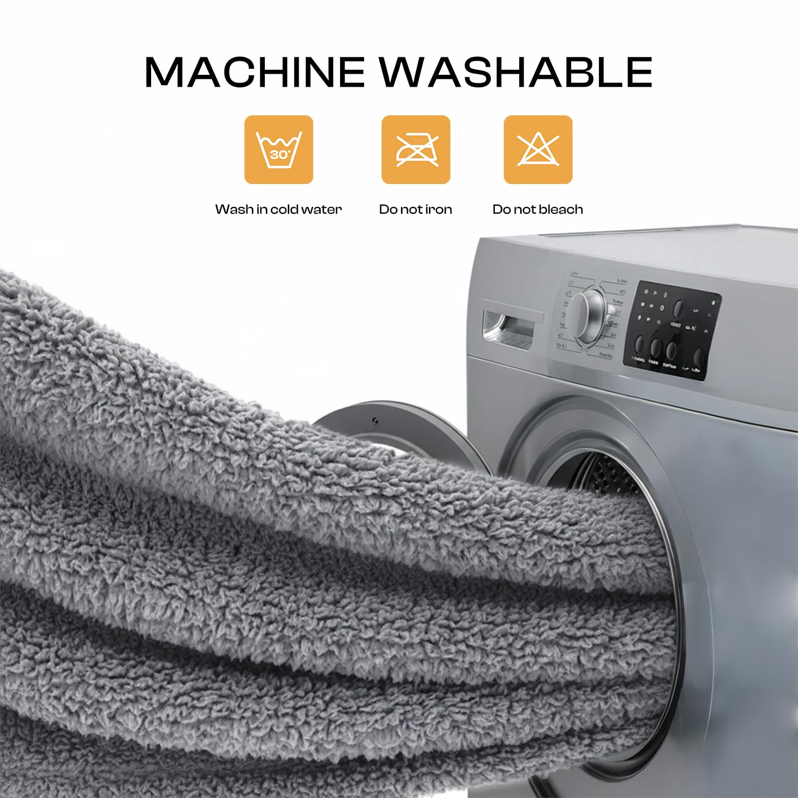 Luciphia washable pet blanket for easy care and cleanliness.