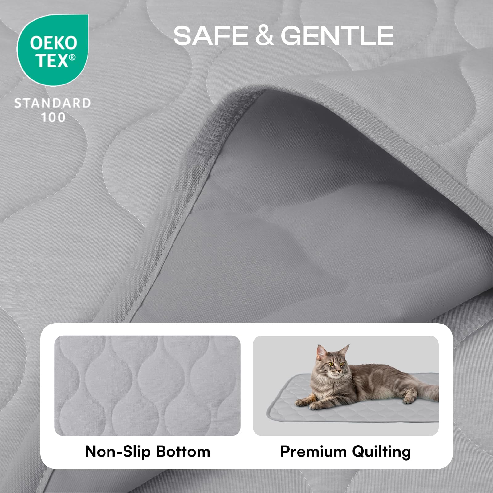 Luciphia mat is fully machine washable and quick-drying for busy homes.