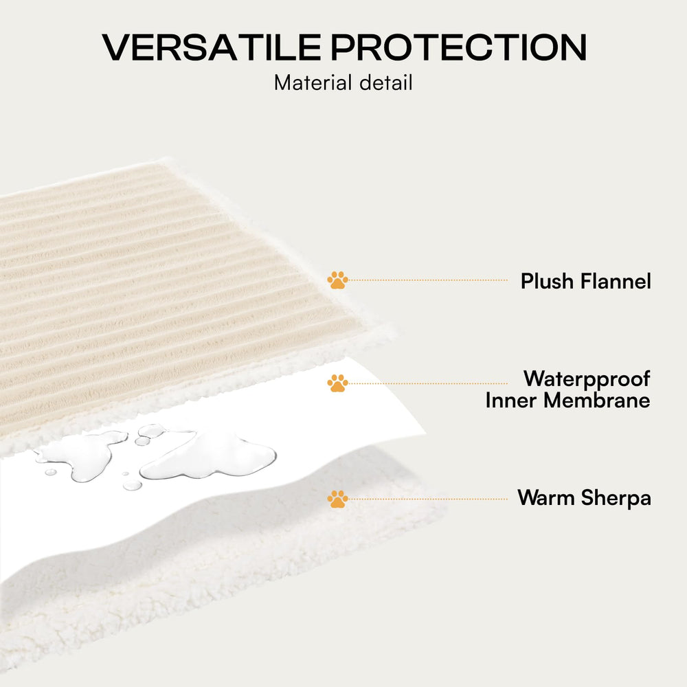 Luciphia waterproof dog blanket with durable, claw-resistant weave