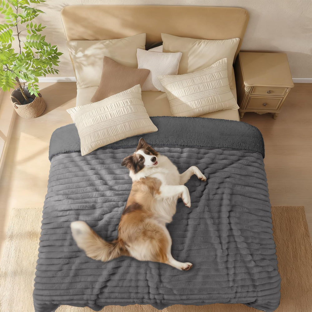 Luciphia blanket durable claws-resistant fabric stays soft after daily use.