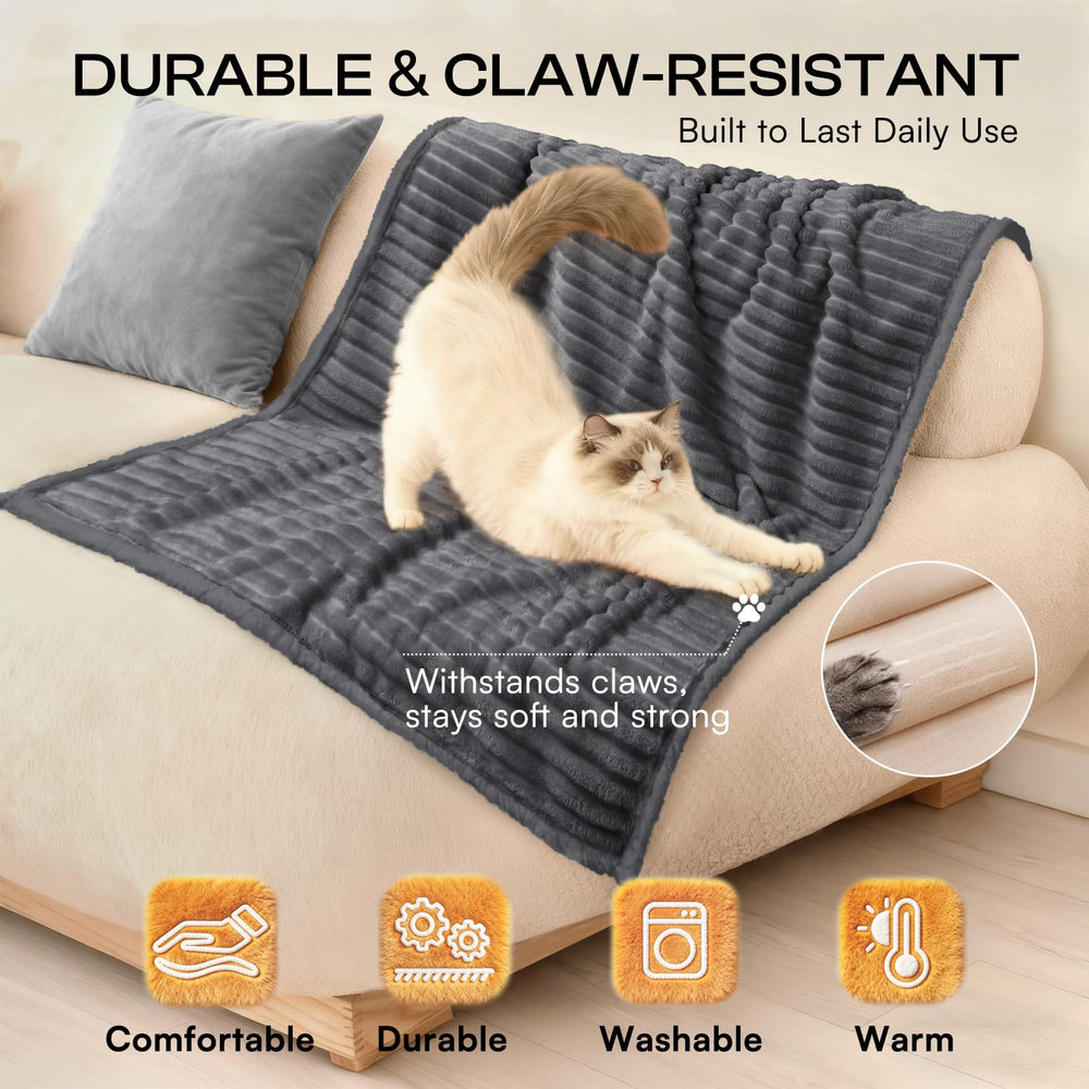 Luciphia Waterproof Dog Blanket Large size fits beds crates and couches for versatile comfort.
