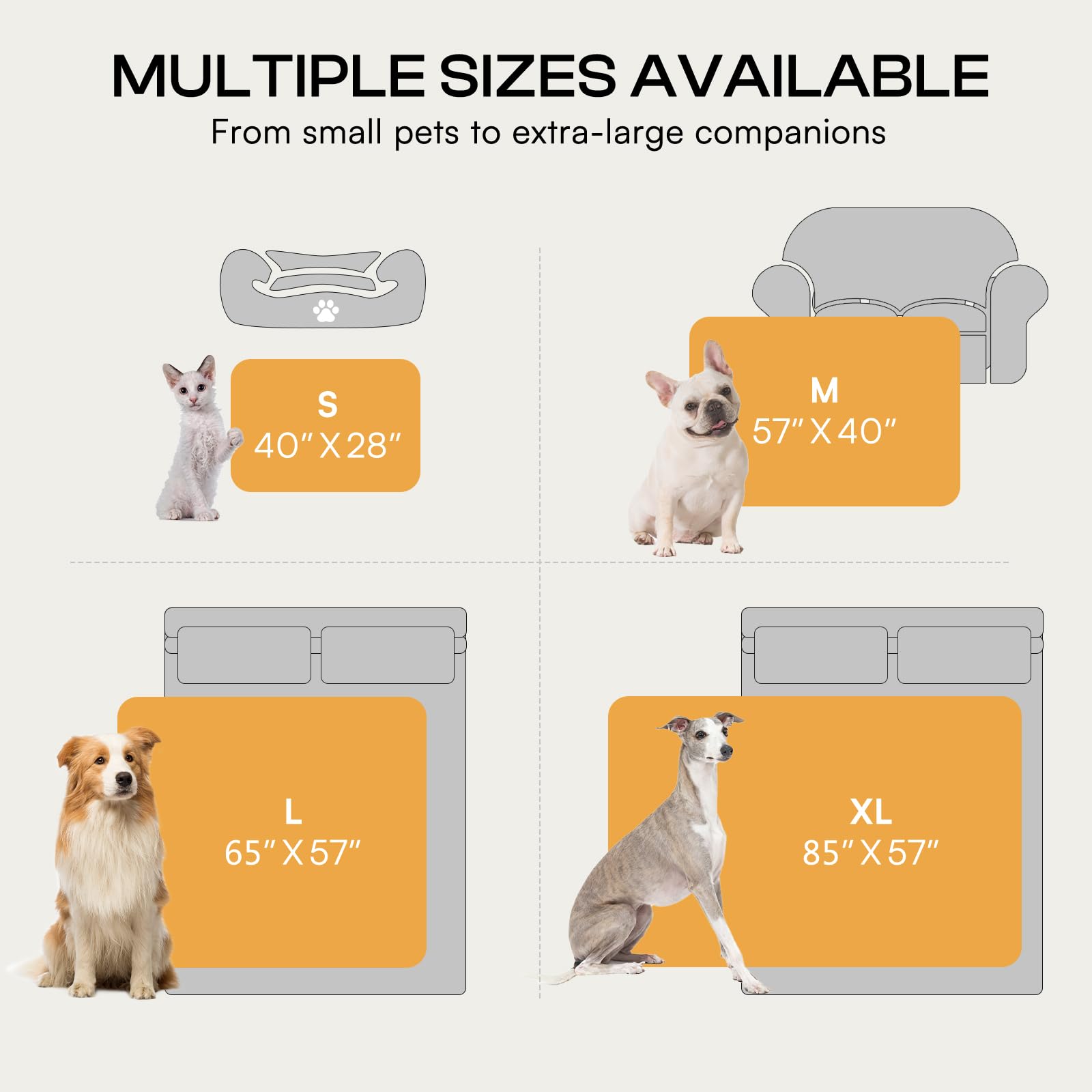 Luciphia waterproof dog blanket care guide indicates cold wash and low dry