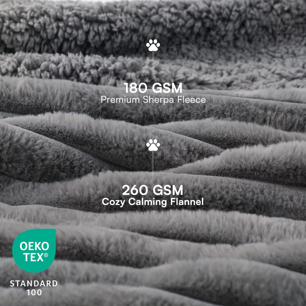 Luciphia blanket ultra-soft calming texture helps soothe anxious pets at home.