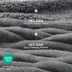 Luciphia blanket ultra-soft calming texture helps soothe anxious pets at home.