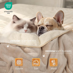 Luciphia waterproof pet blanket car-seat-shield protects upholstery on road trips.