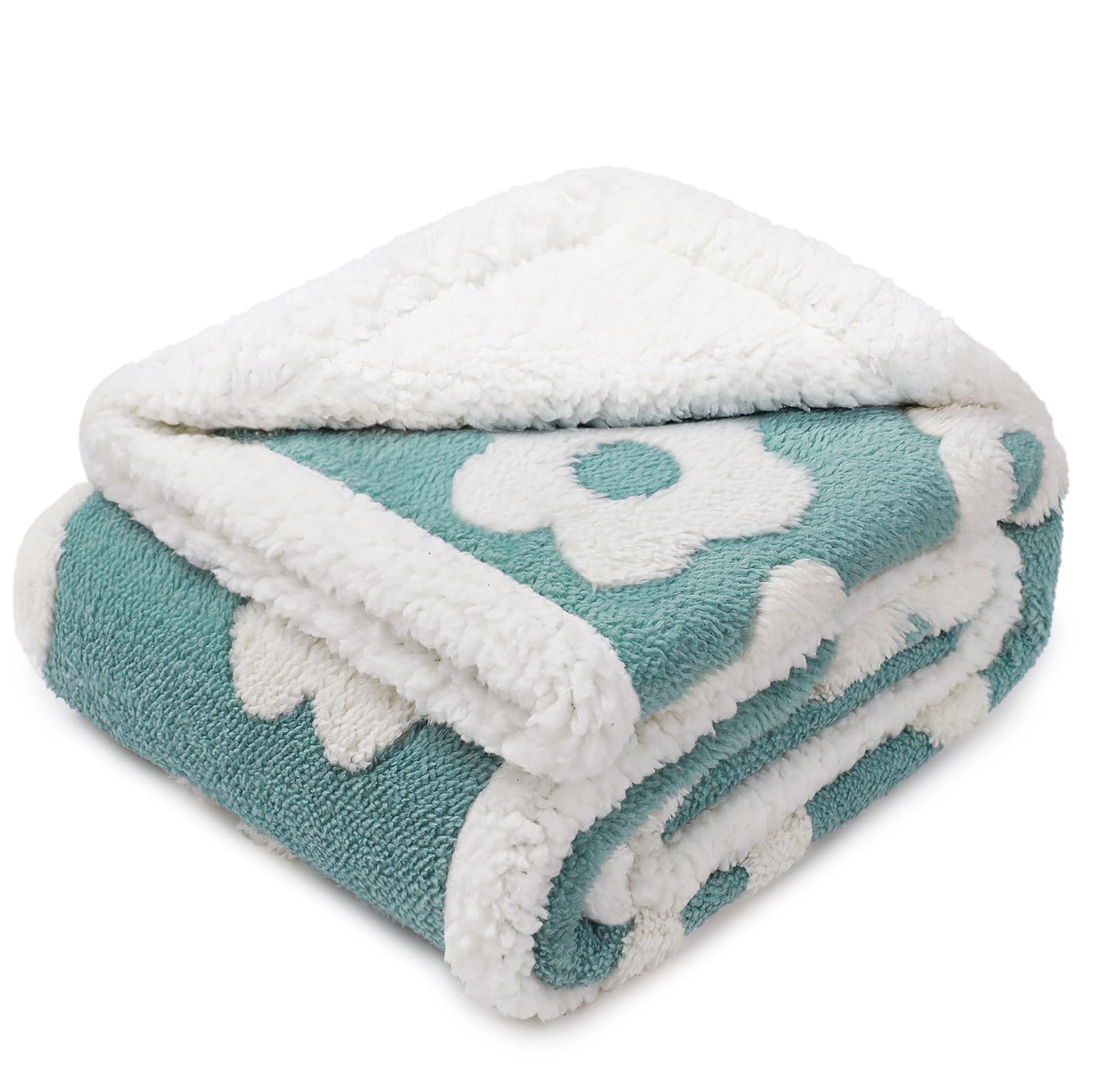 Luciphia waterproof pet blanket on couch in blue protects furniture from spills