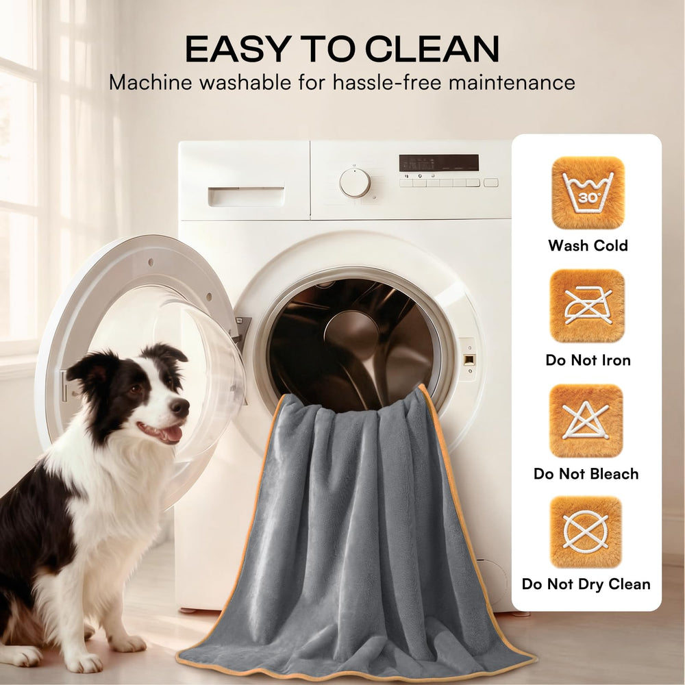 Machine washable Luciphia blanket is easy to clean.