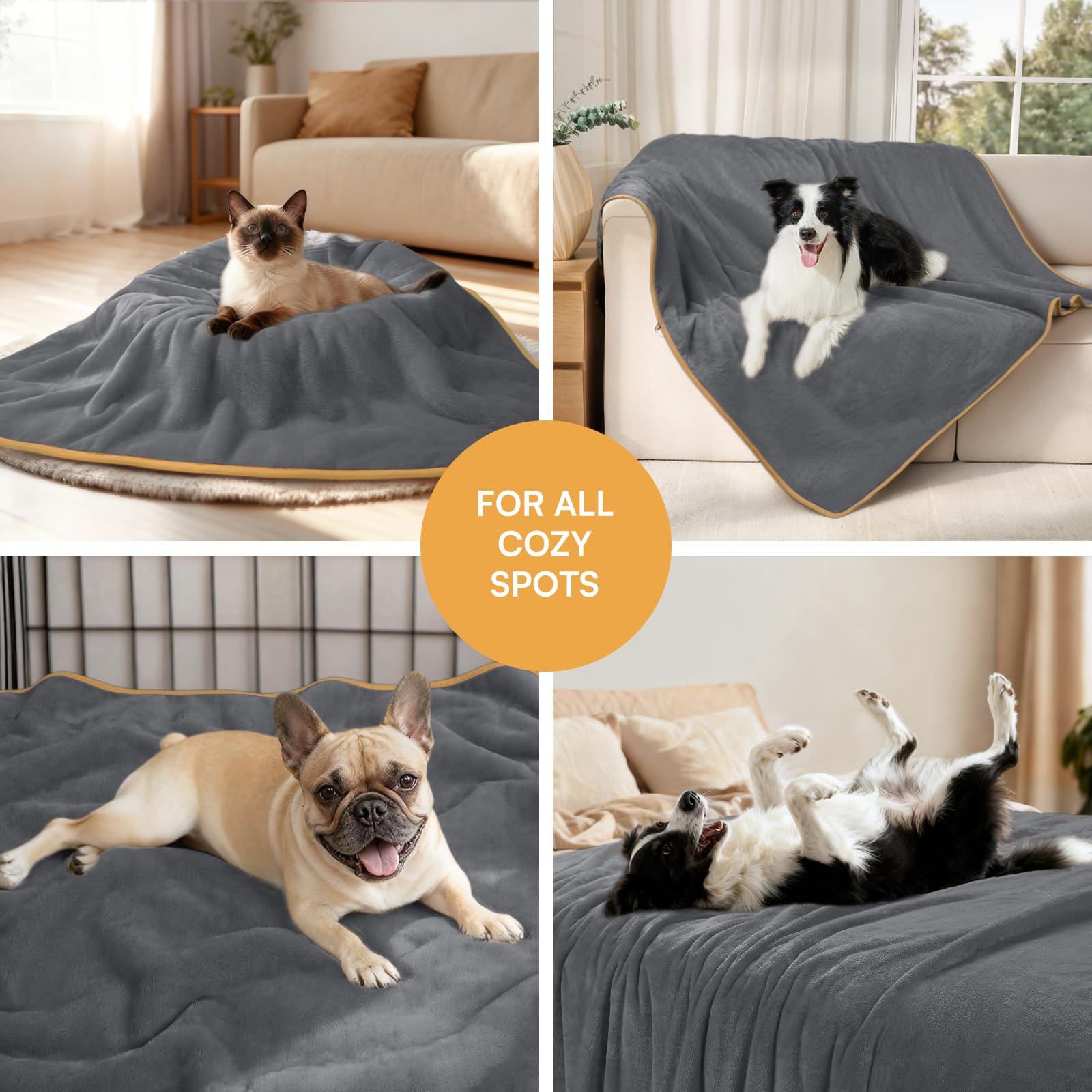XL Luciphia blanket fits sofas, beds and crates.