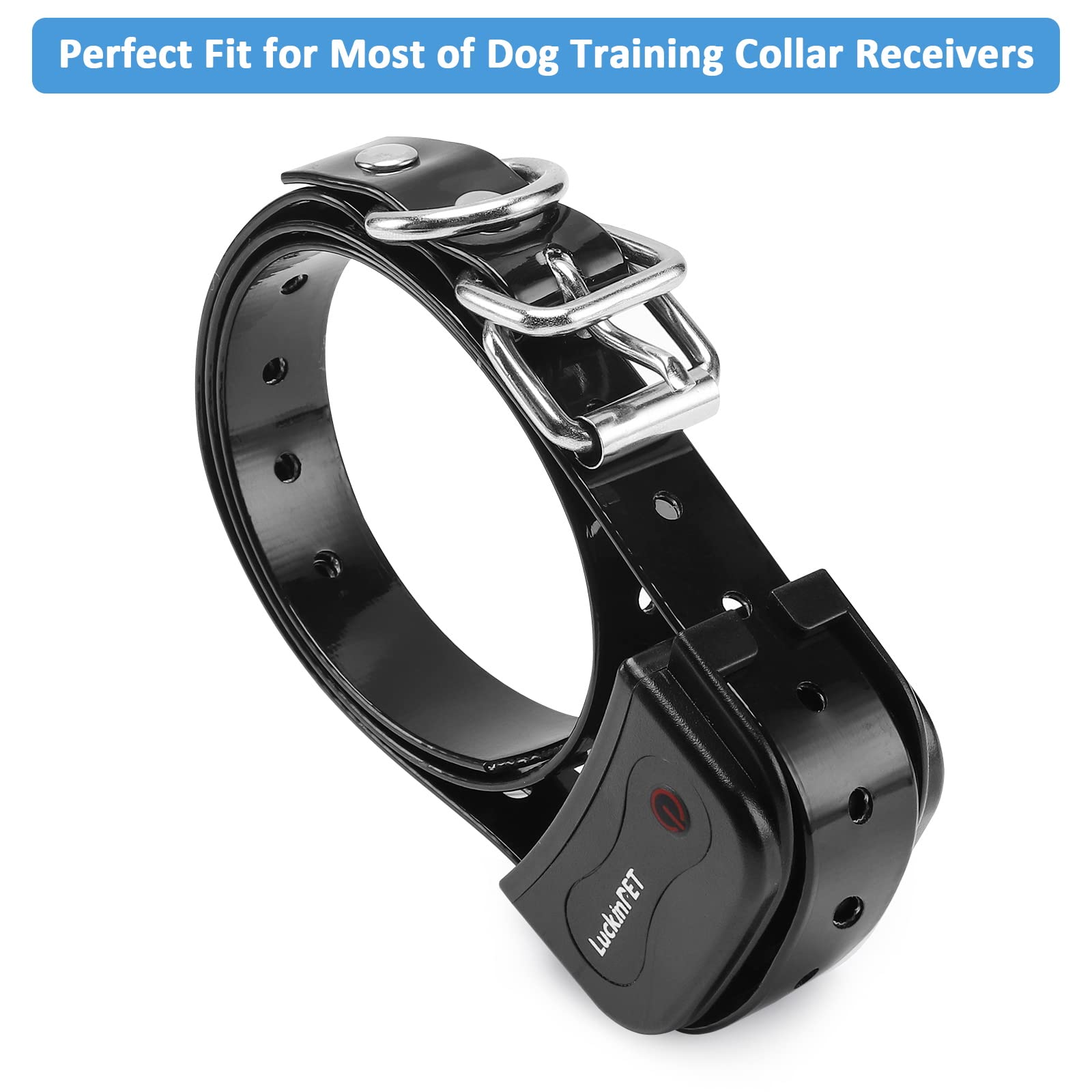 LuckinPET reflective strip boosts nighttime visibility during walks.