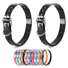 LuckinPET replacement collar strap in black fits many training collars for dogs.