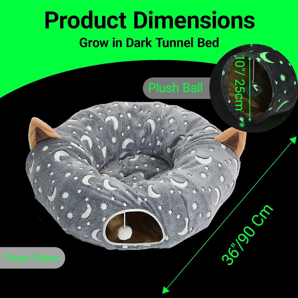 LUCKITTY 36-inch length provides roomy space for large cats and small pets.
