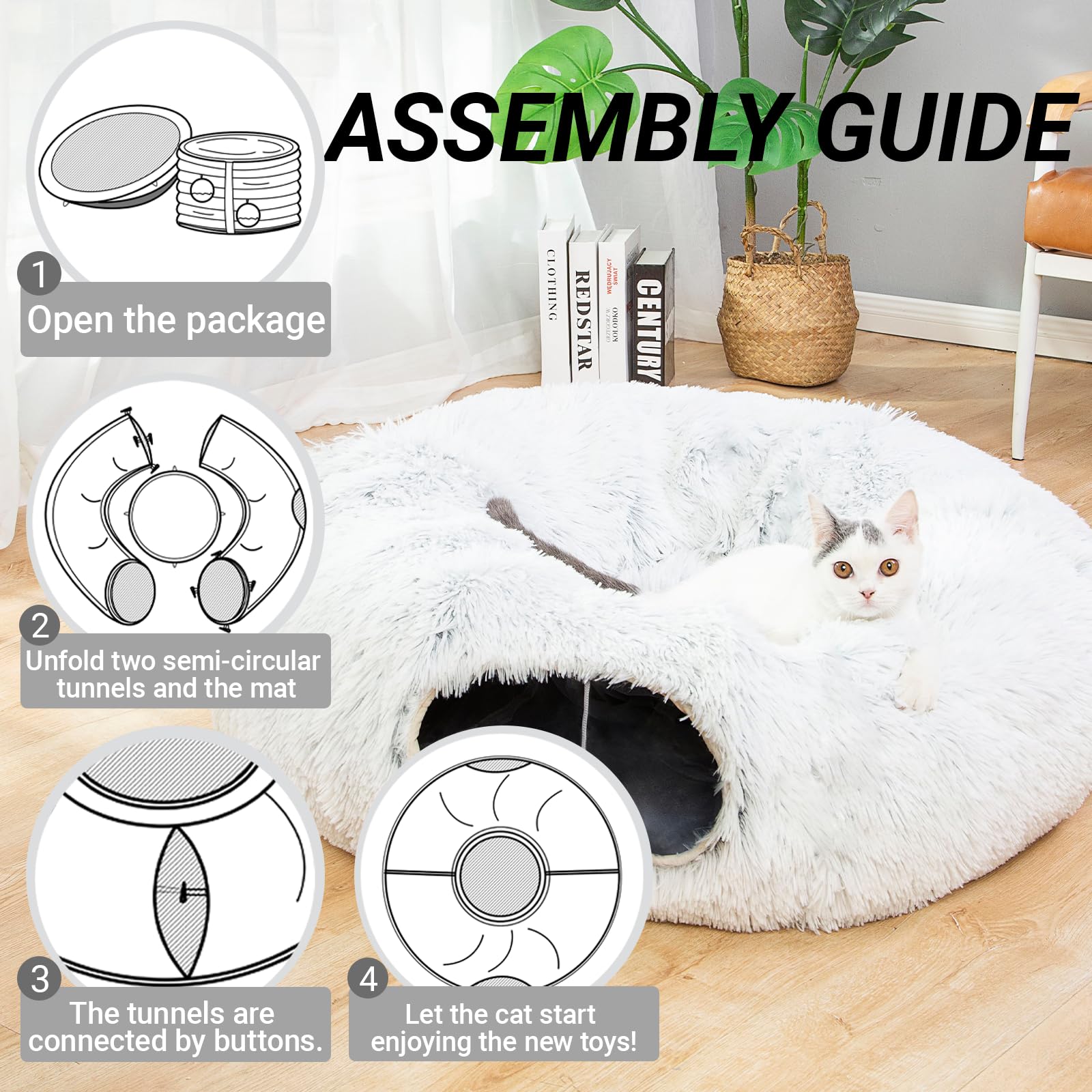 Luckitty inner cushion is machine washable for easy cleaning.