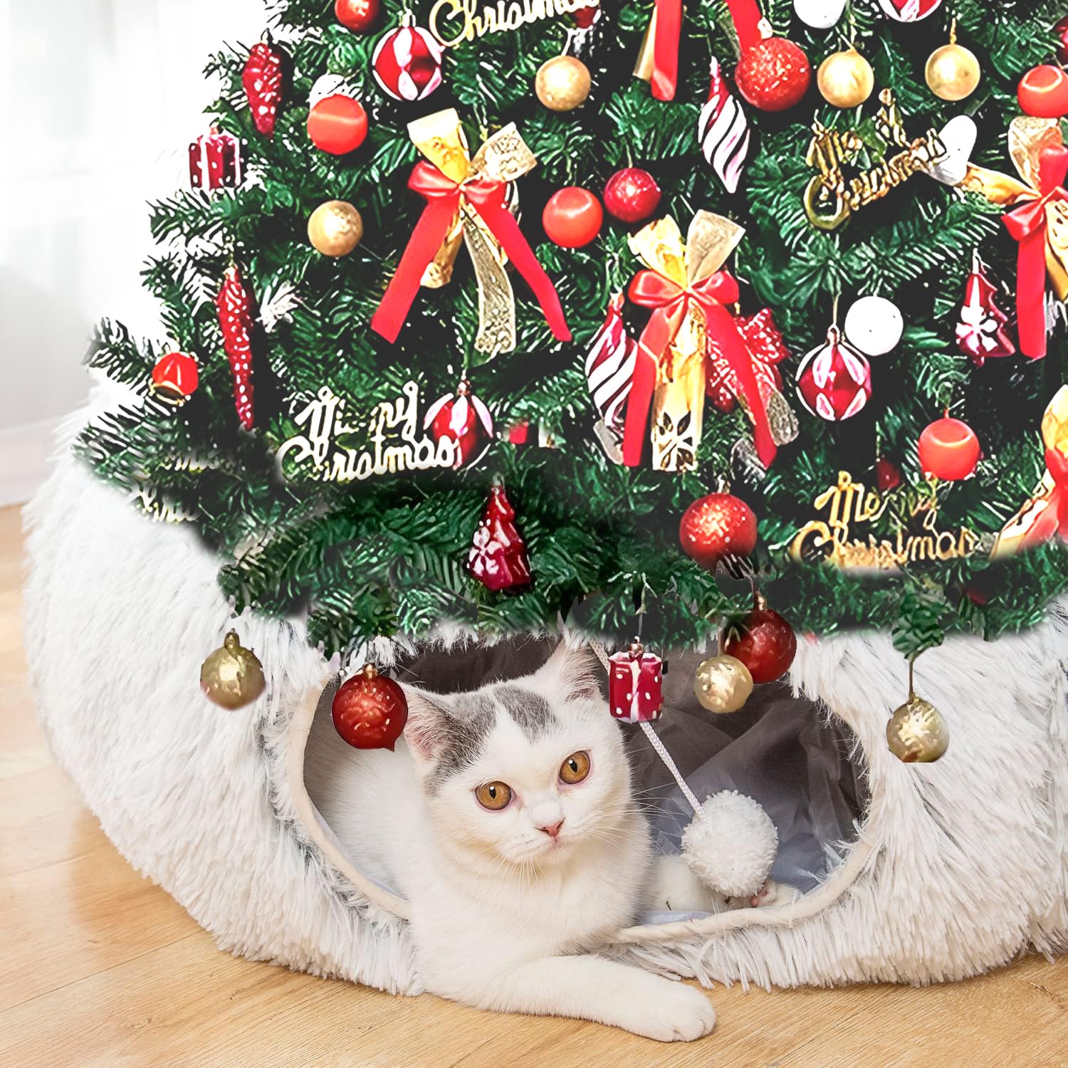 Luckitty non-slip bottom keeps the tunnel stable during play.