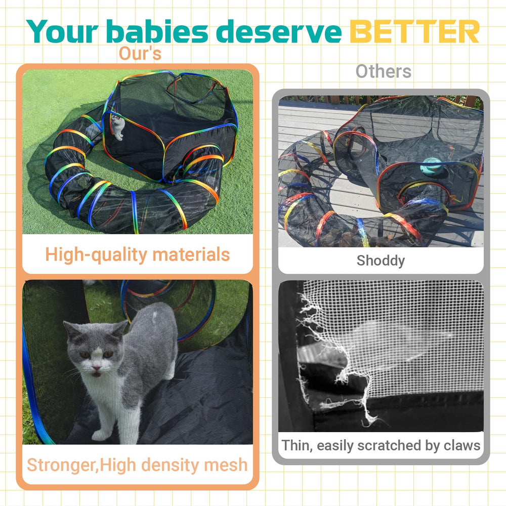 LUCKITTY suitable for backyard, balcony, or travel adventures.