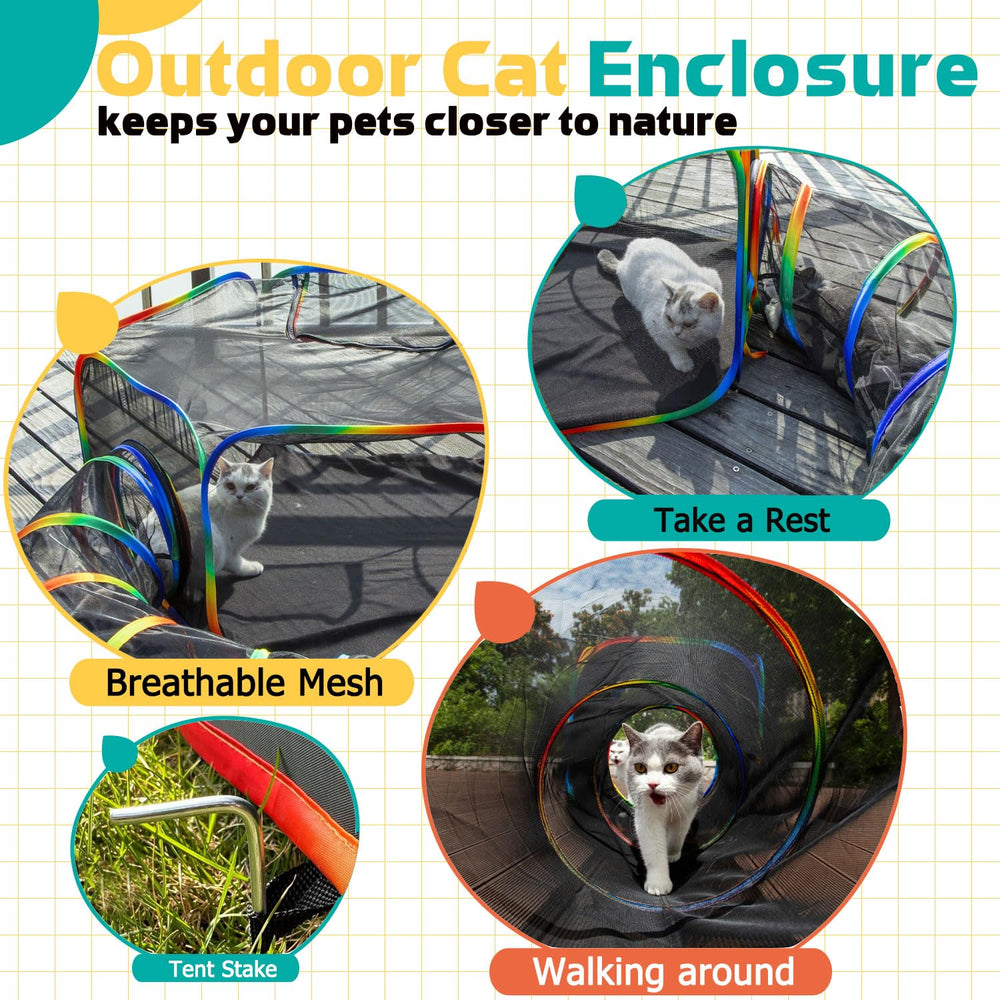 LUCKITTY waterproof Oxford fabric resists rain and spills.