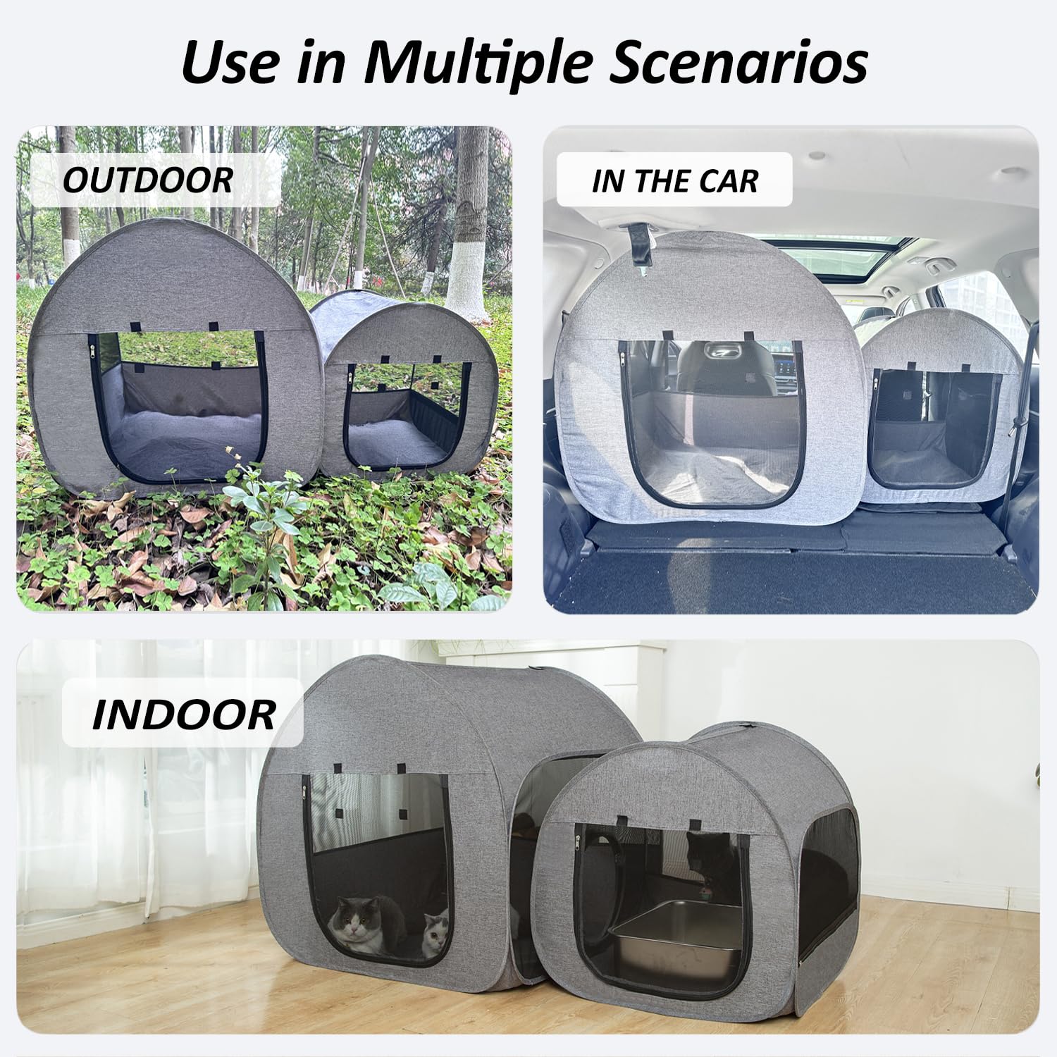 LUCKITTY foldable and lightweight design for effortless transport
