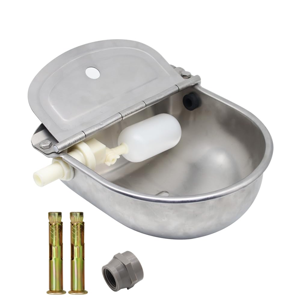 Lucky Farm automatic-feeder dog-bowl keeps pets fed and hydrated with clean water.