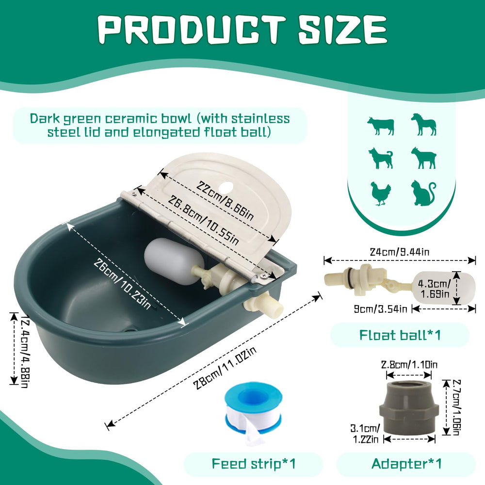 Lucky Farm backyard watering station ideal for dogs and outdoor cats.
