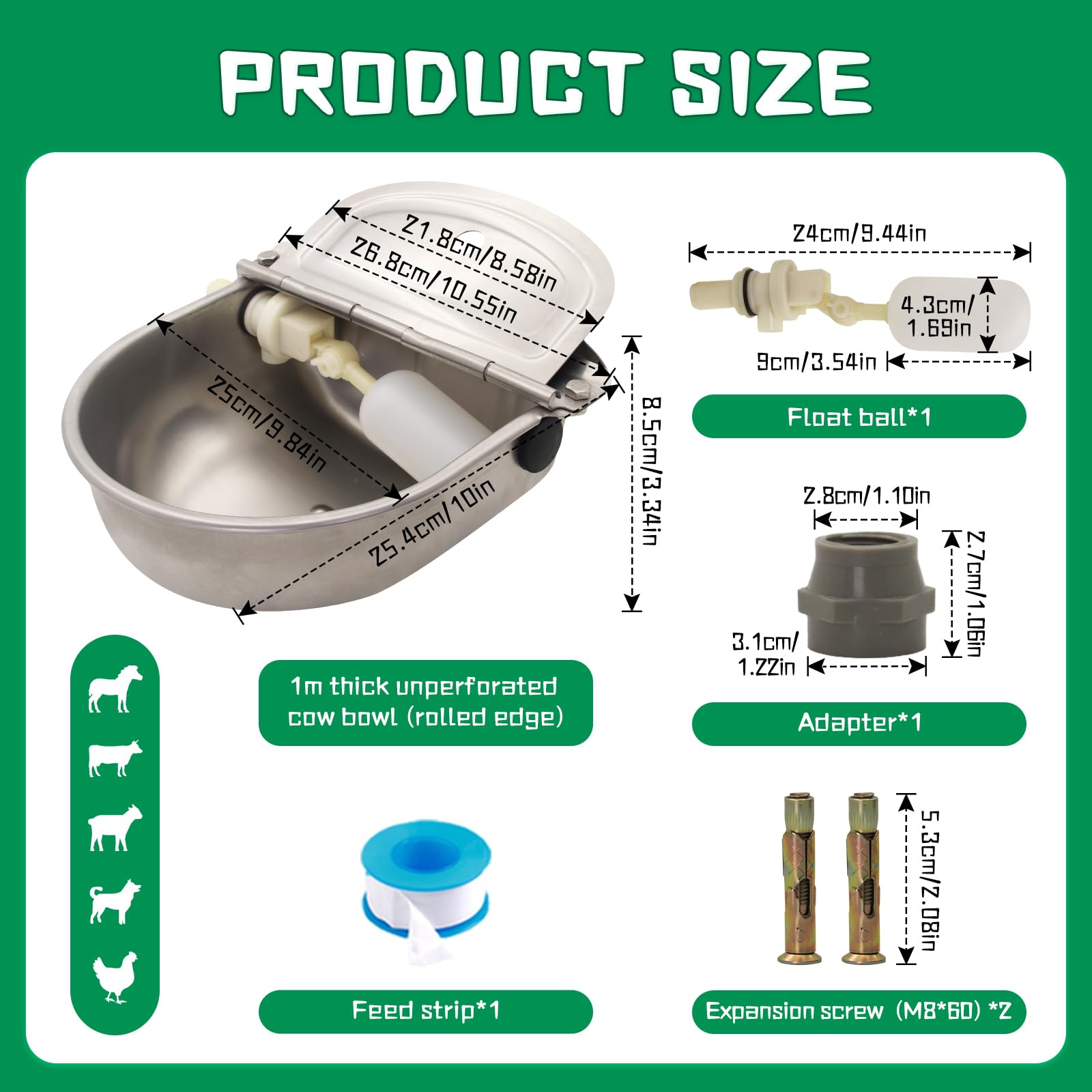 Lucky Farm heavy-gauge body delivers long life in demanding farm environments.