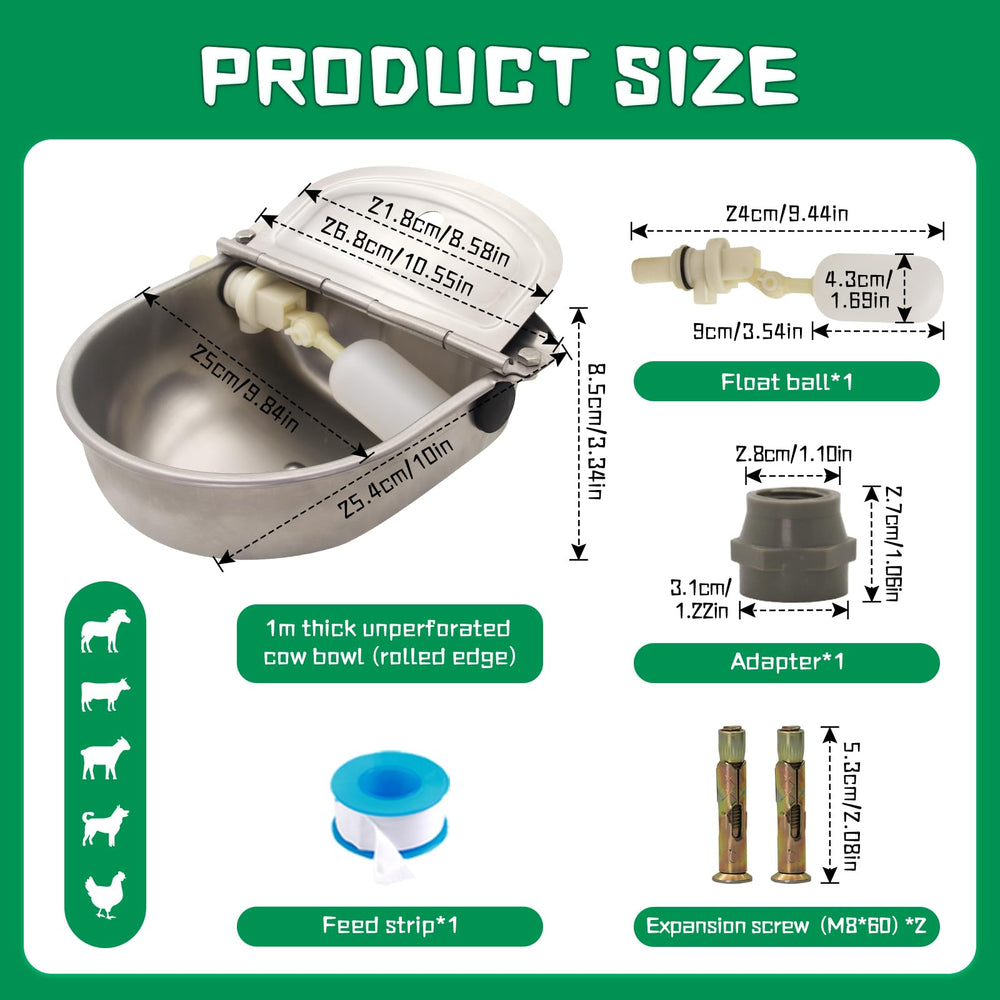 Lucky Farm heavy-gauge body delivers long life in demanding farm environments.