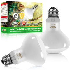 LUCKY HERP 75W 3rd-gen reptile lamp basking heat for bearded dragons