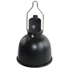 LUCKY HERP aluminum 5.5-inch shallow-dome fixture showing reflective surface for UVB output