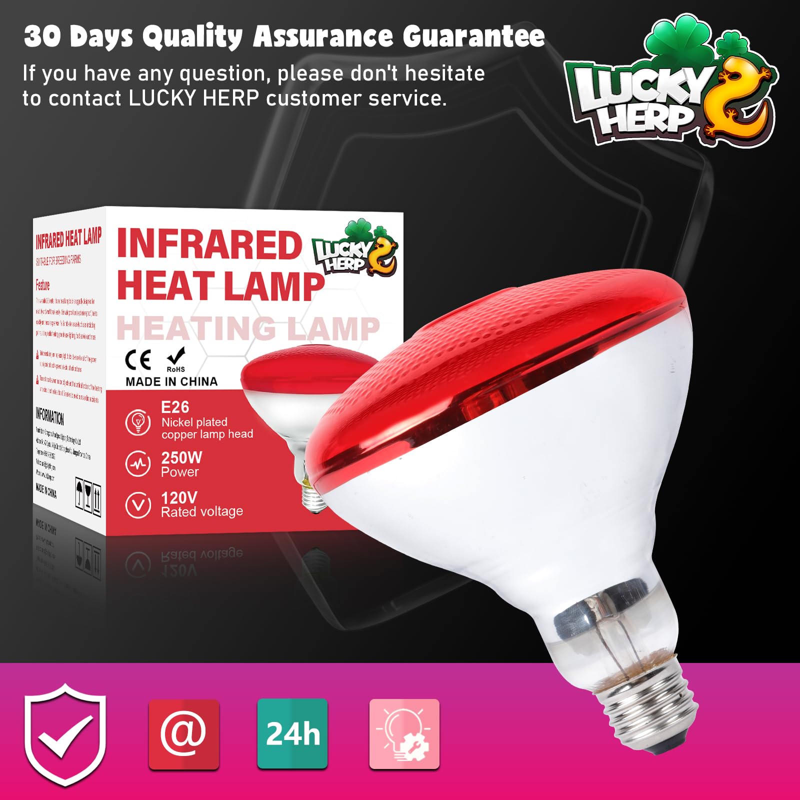 LUCKY HERP dual-pack warmth for pets, poultry, reptiles.