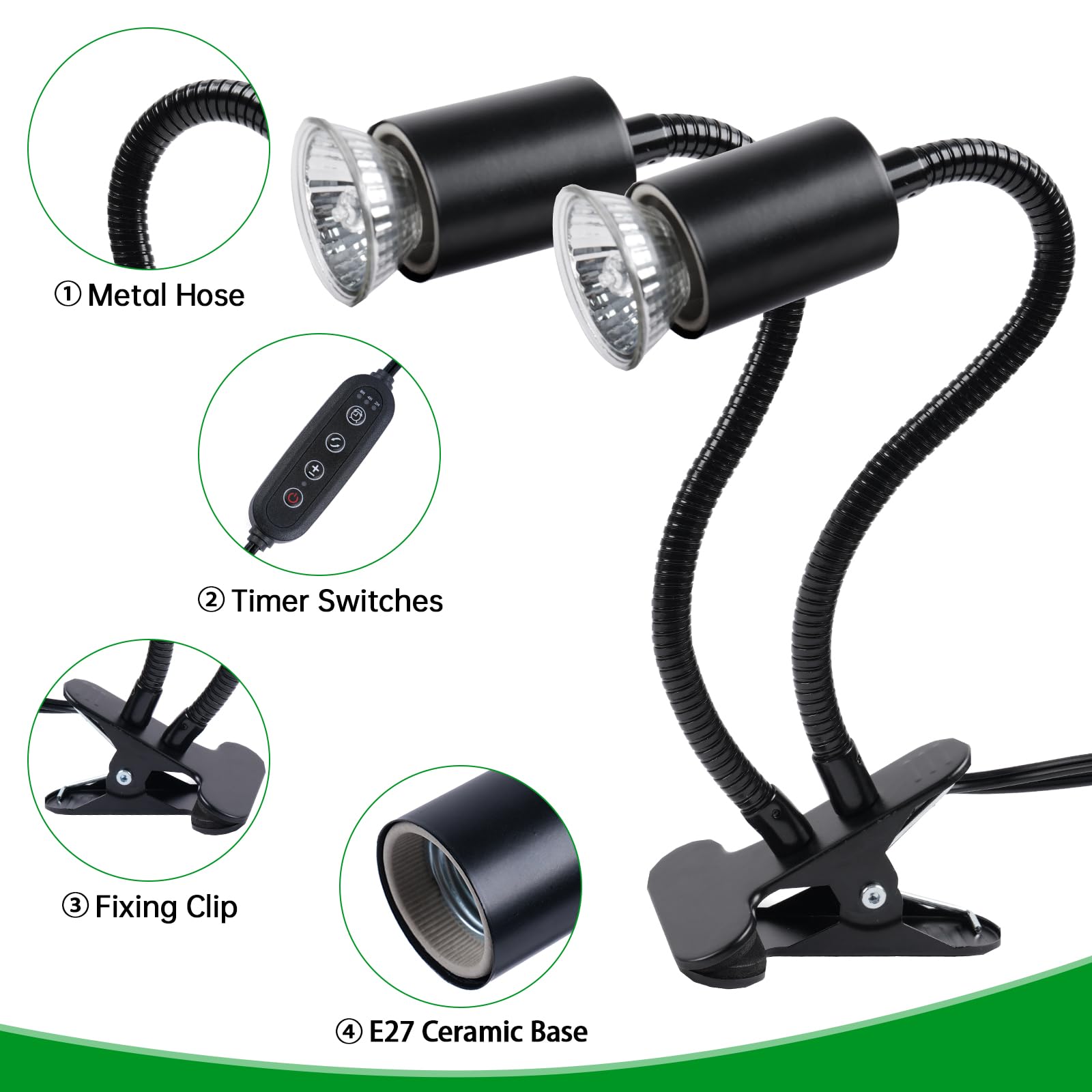 LUCKY HERP lighting compatibility with multiple bulb types