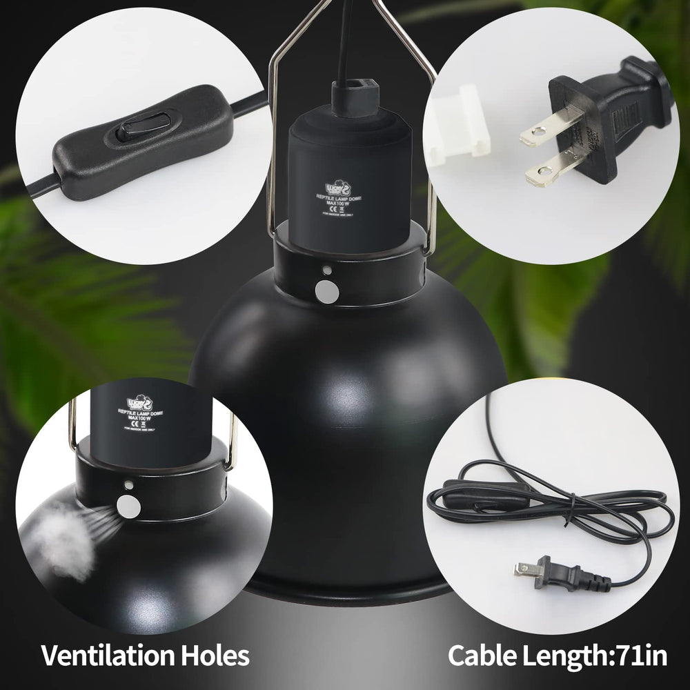 LUCKY HERP top-ventilation holes promote effective heat dissipation