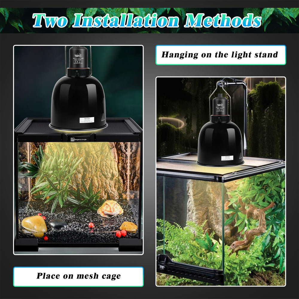 LUCKY HERP vented dome design promotes cooling and device longevity.