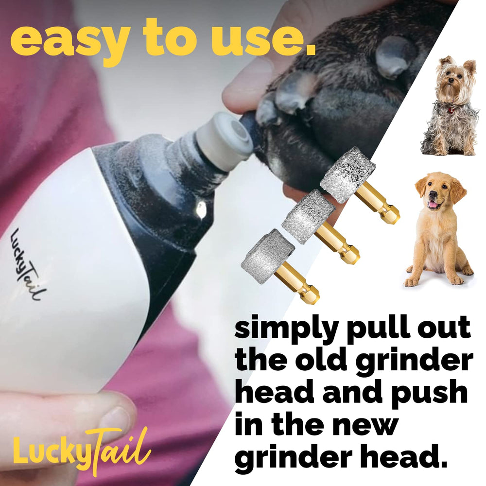 LUCKY TAIL diamond tip drill bit for precise trimming.