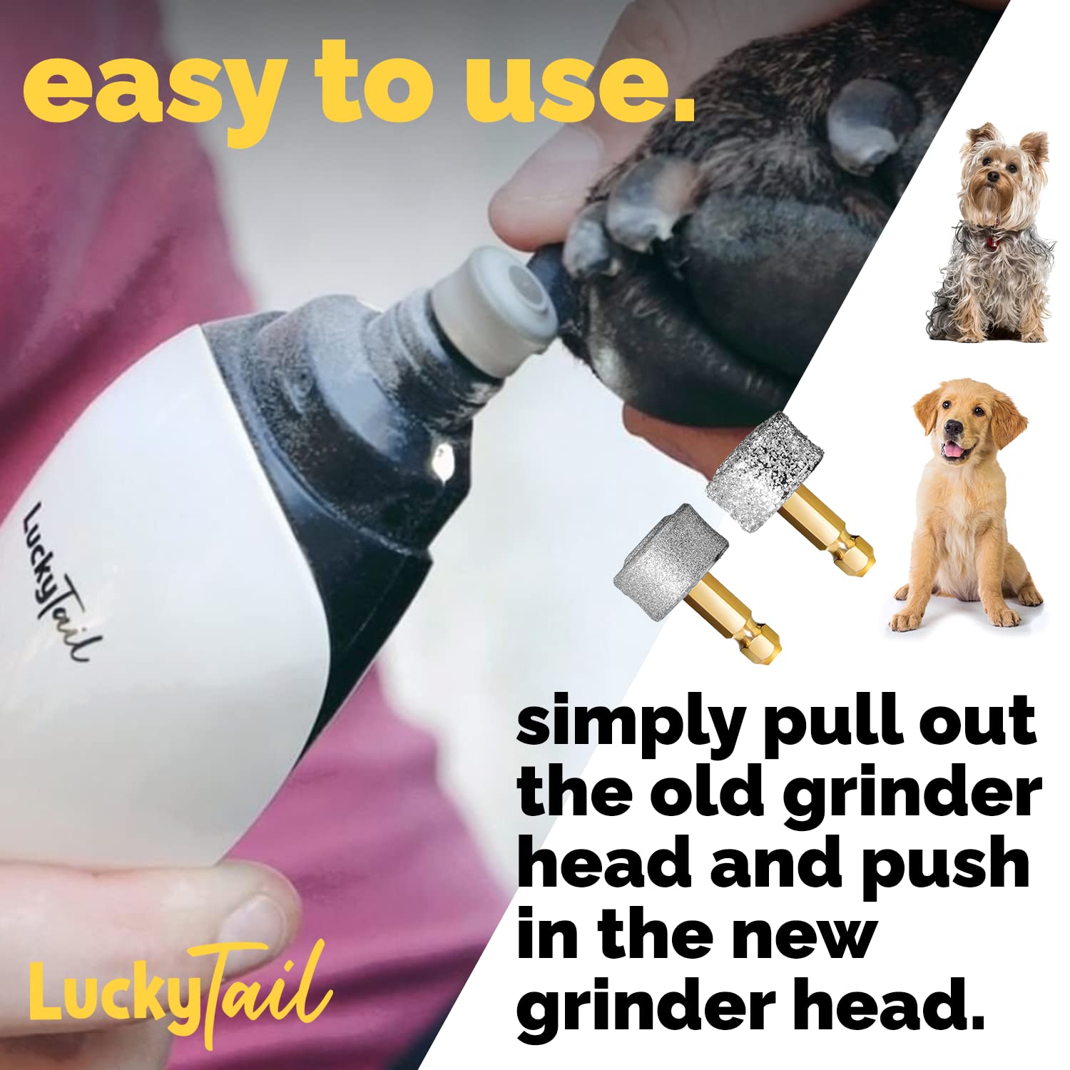 LUCKY TAIL grooming tool kit for easy at-home nail care