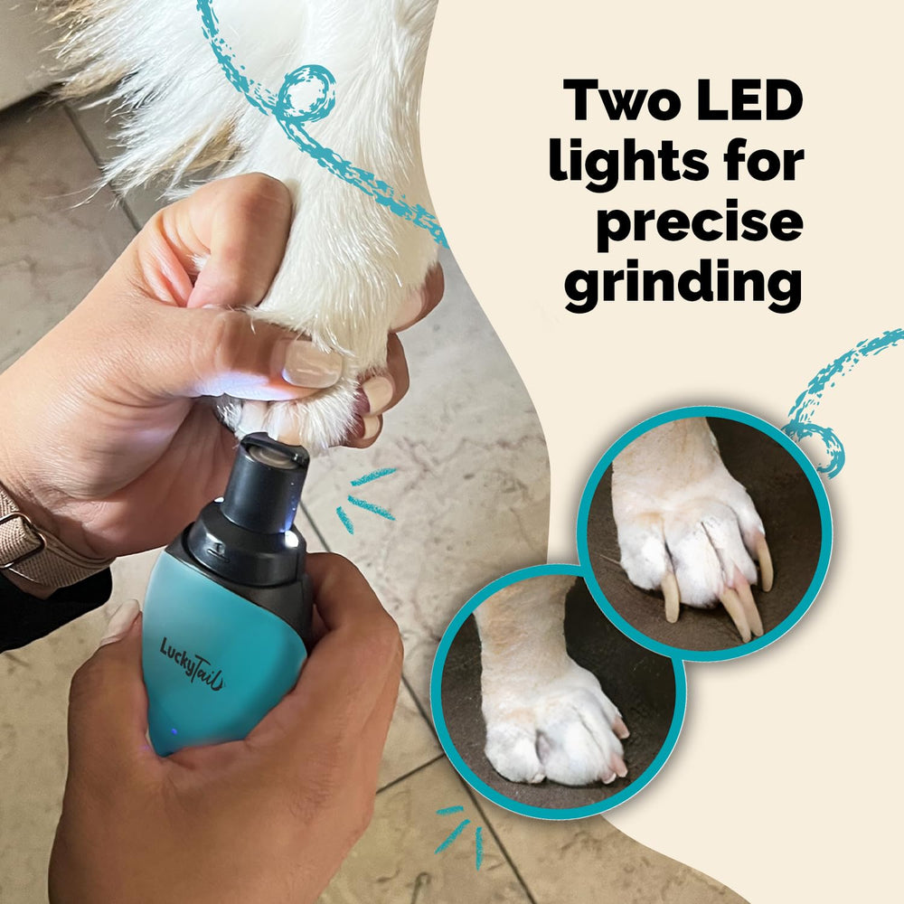LUCKY TAIL cordless nail grinder for on-the-go nail care