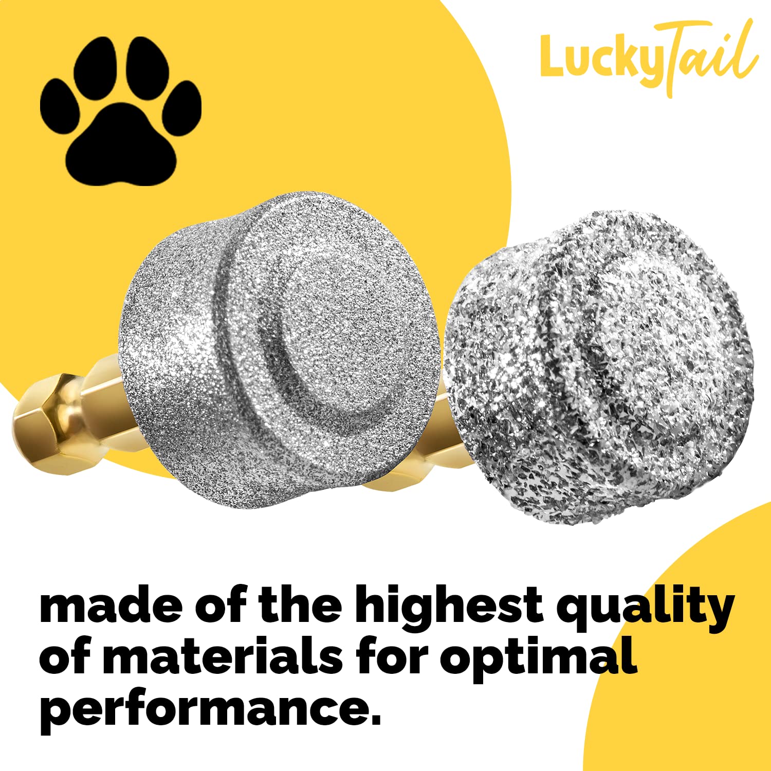 LUCKY TAIL professional dog nail trimmers kit for home grooming