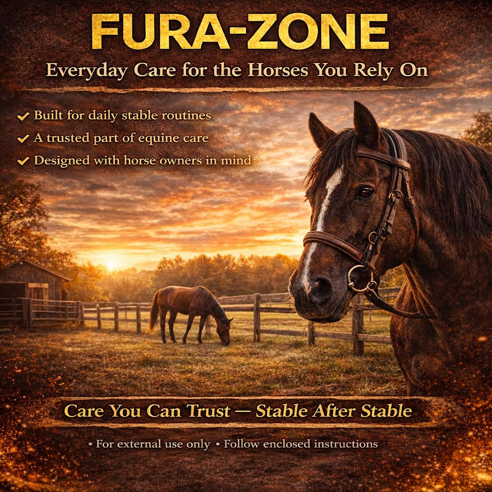 Luckyond stable scene highlights convenient barn care routine.