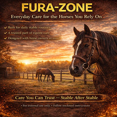 Luckyond stable scene highlights convenient barn care routine.