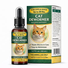Luckyond liquid dewormer dropper eases at-home dosing for pets