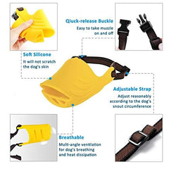 LUCKYPAW dog muzzle adjustable strap for secure fit