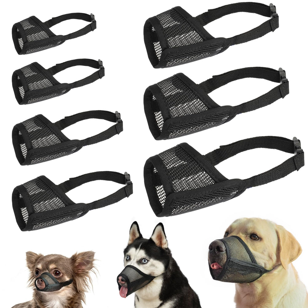 LUCKYPAW dog muzzle set with all-sizes focuses on versatile grooming for multiple dogs.
