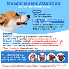 LUCKYPAW size range comparison highlighting fit for multiple breeds