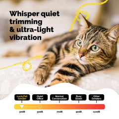 LuckyTail nail grinder with LED lights for precise visibility