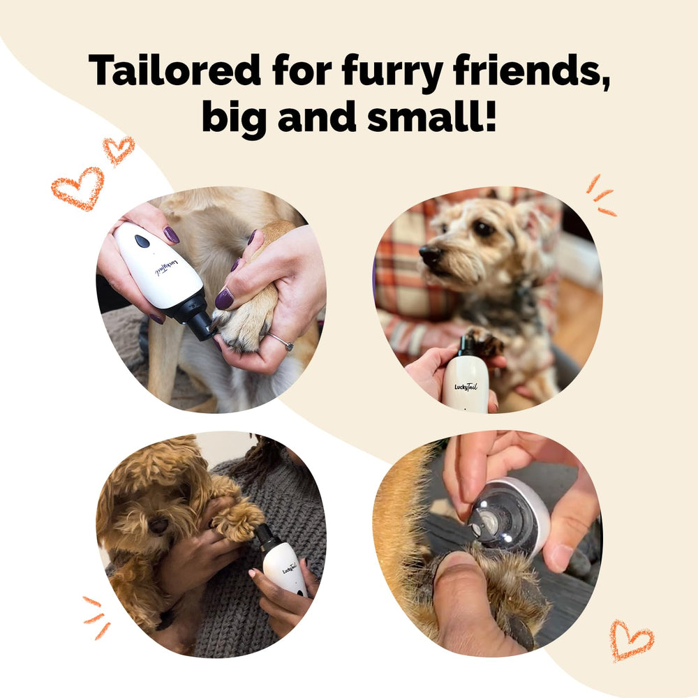 LuckyTail portable ergonomic design fits in hand