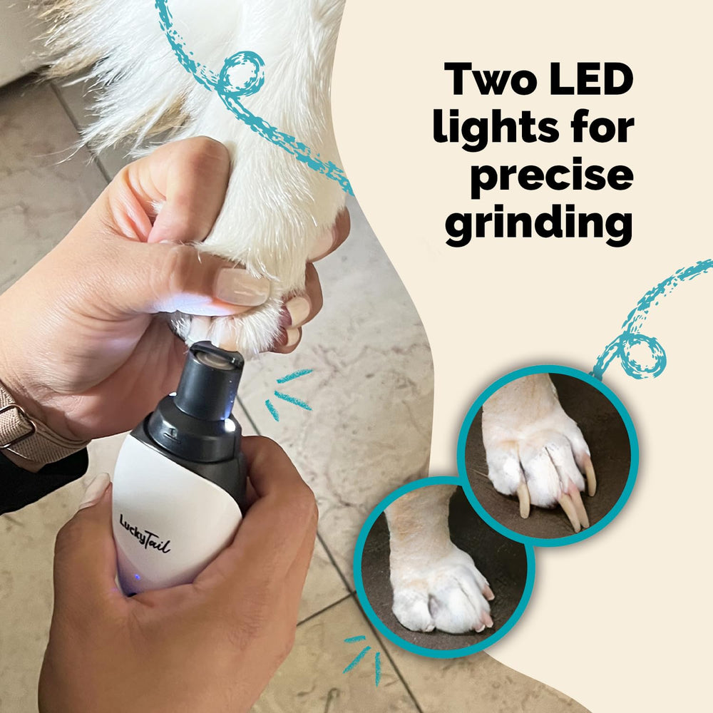 LuckyTail USB-rechargeable cordless design for on-the-go grooming