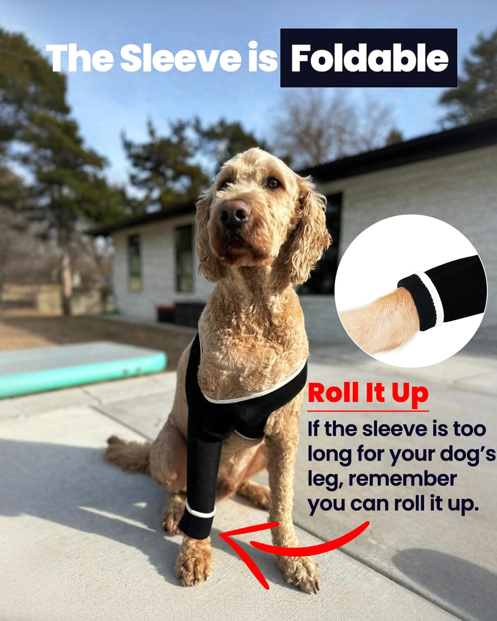 LufeLux compression sleeve provides gentle pressure for calming effect