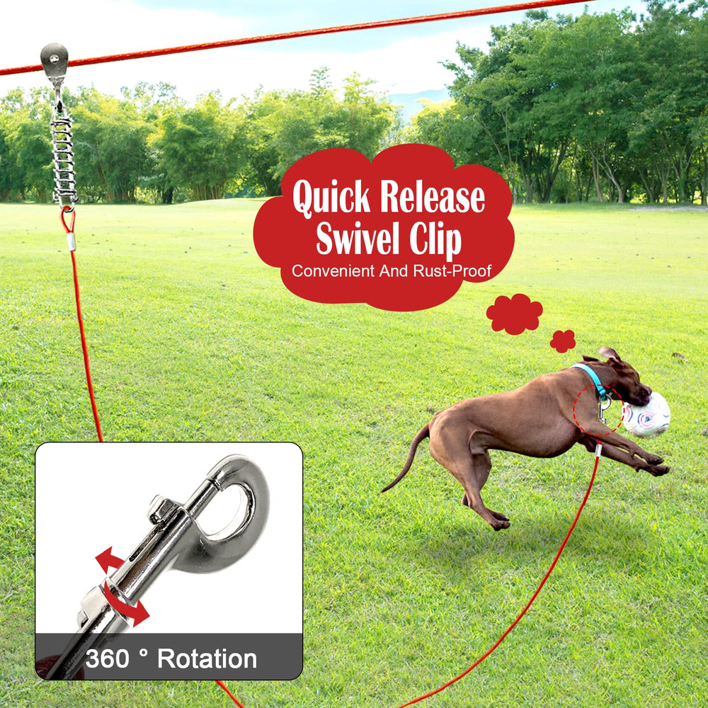 LUFFWELL shock-absorbing spring reduces sudden pulls at the collar