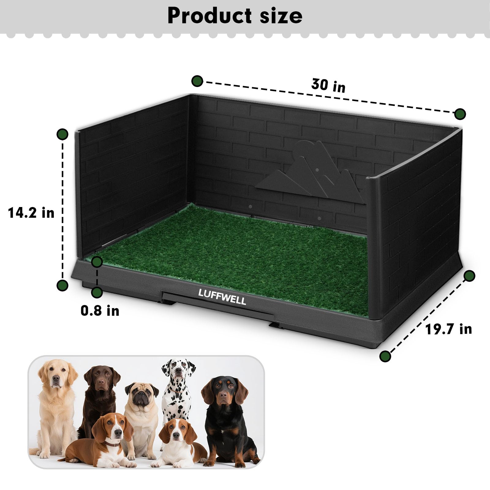 LUFFWELL easy-clean design simplifies maintenance and daily use