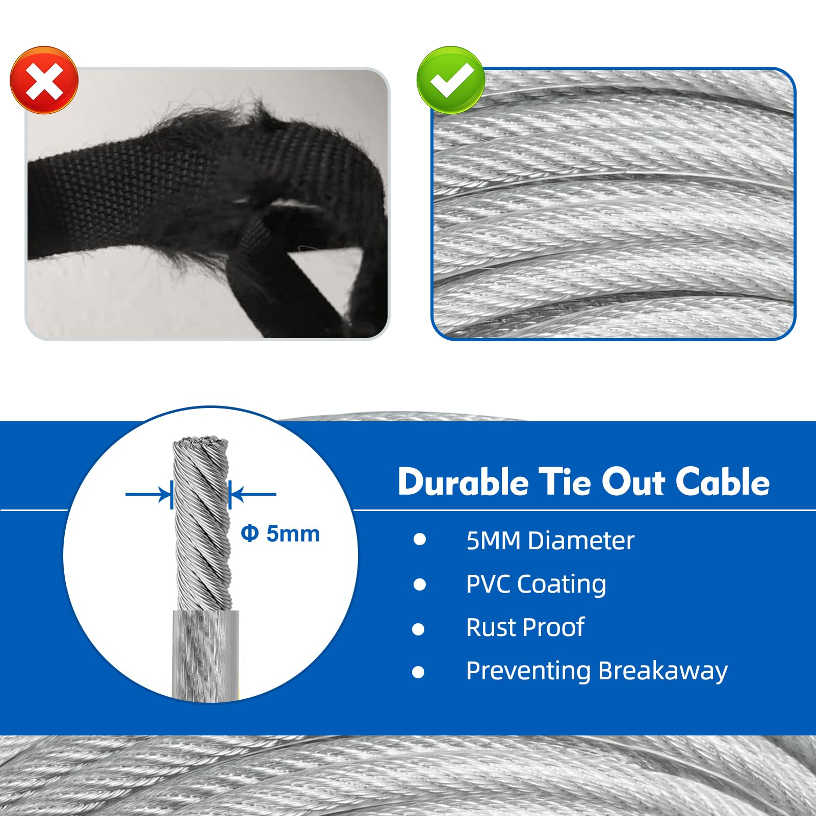 LUFFWELL shock-absorbing-leash reduces jolts during fast runs.