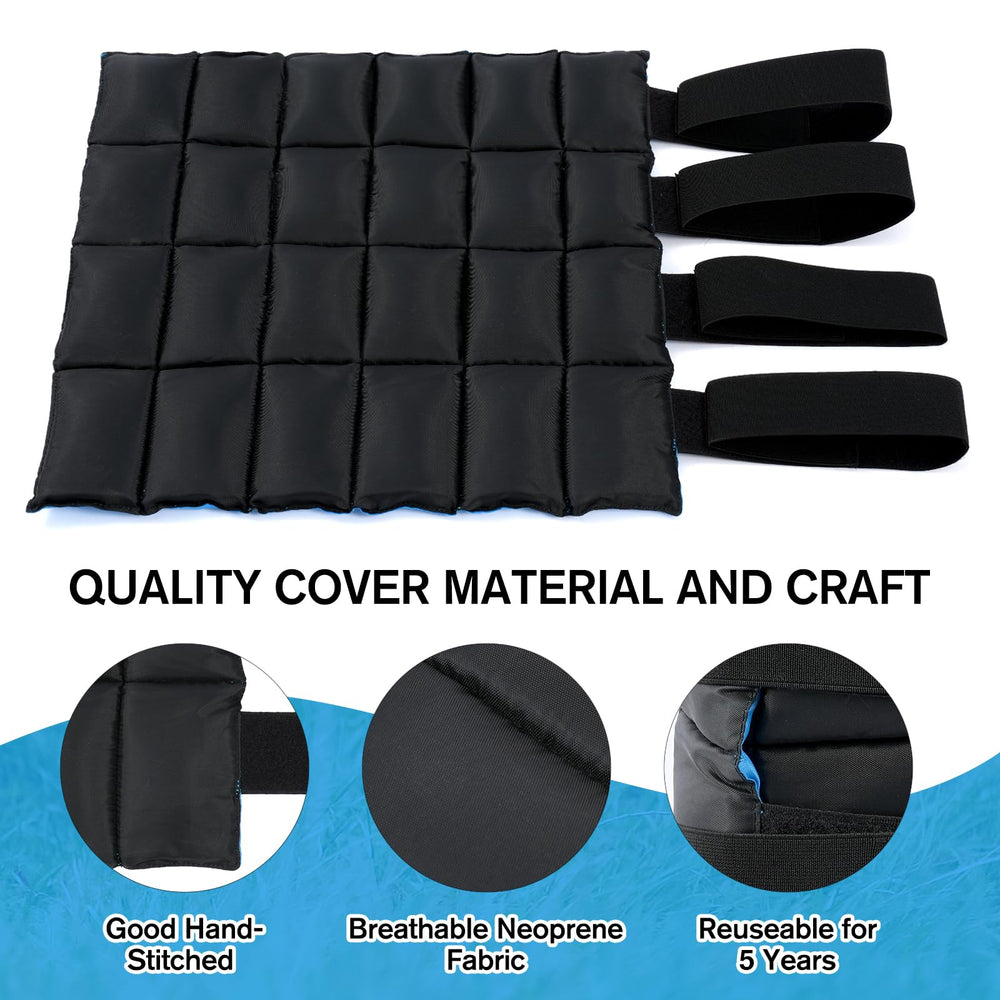 LUFFWELL adjustable velcro and elastic strap for secure fit.