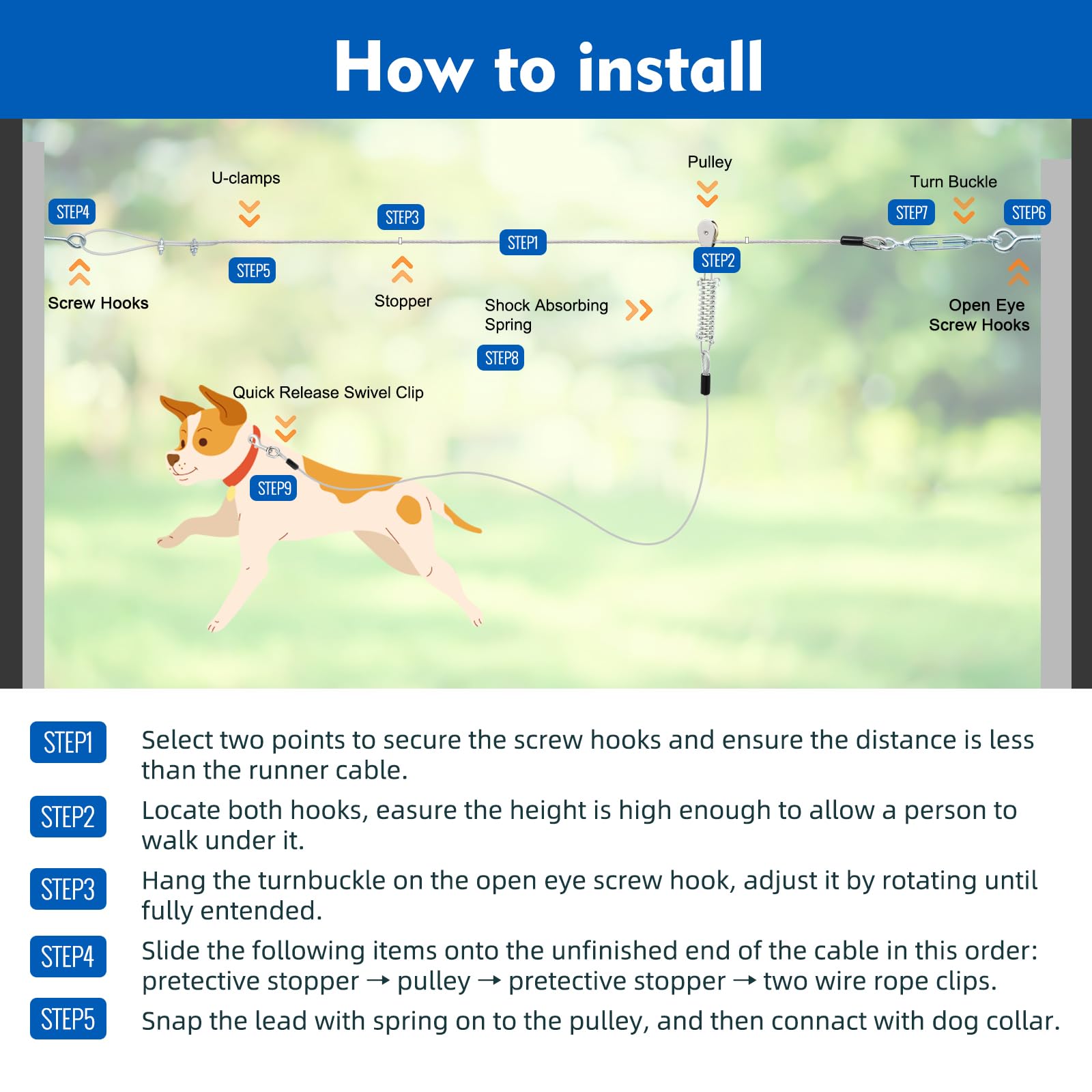 LUFFWELL yard setup-instructions enable quick, straightforward installation.