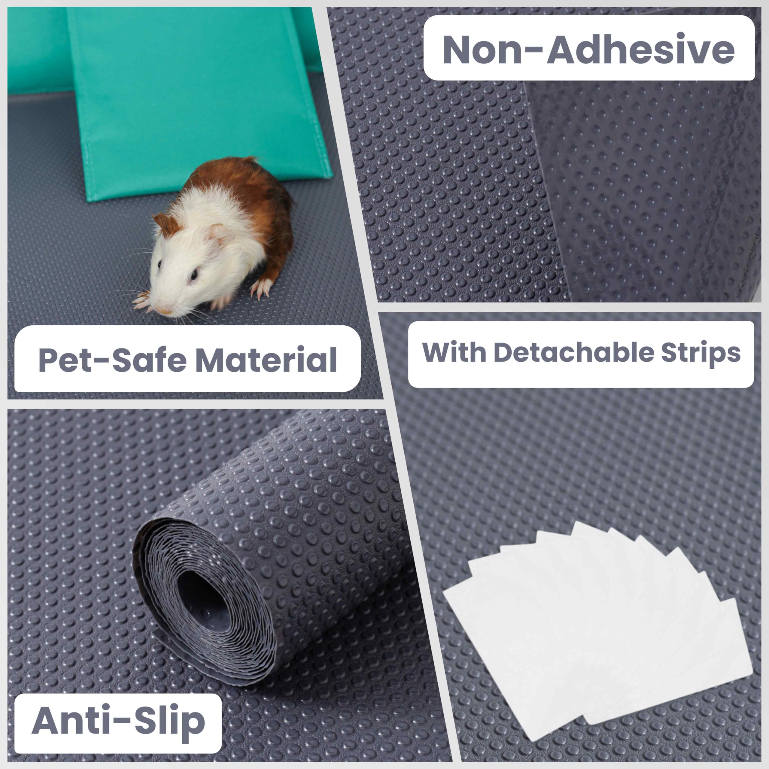 LUFTPETS easy-clean EVA material simplifies quick wipe-downs